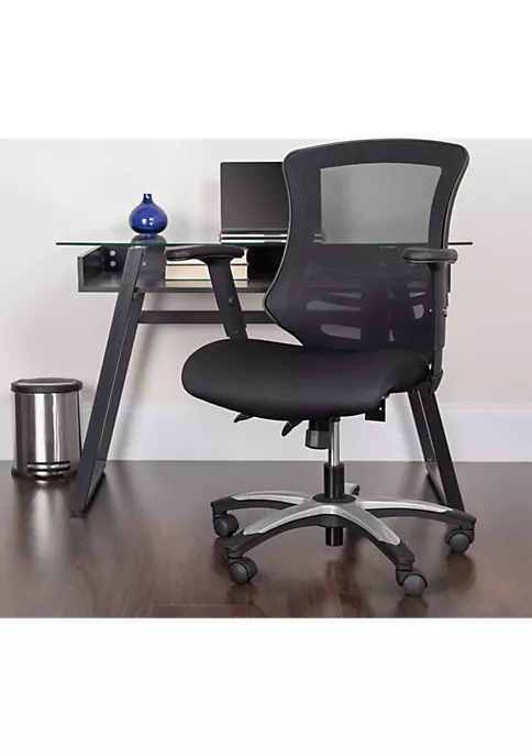 Promo π― High Back Black Mesh Multifunction Executive Swivel Ergonomic Office Chair with Molded Foam Seat and Adjustable Arms by Belnick π 2 Promo π― High Back Black Mesh Multifunction Executive Swivel Ergonomic Office Chair with Molded Foam Seat and Adjustable Arms by Belnick π - Image 2