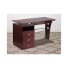 Best reviews of 🌟 Mahogany Desk with Three Drawer Pedestal and Pull-Out Keyboard Tray by Belnick 🛒
