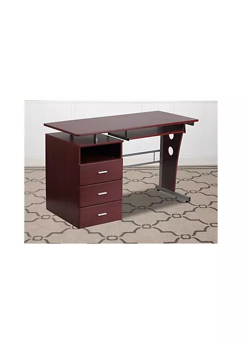 Best reviews of π Mahogany Desk with Three Drawer Pedestal and Pull-Out Keyboard Tray by Belnick π 1 Best reviews of π Mahogany Desk with Three Drawer Pedestal and Pull-Out Keyboard Tray by Belnick π