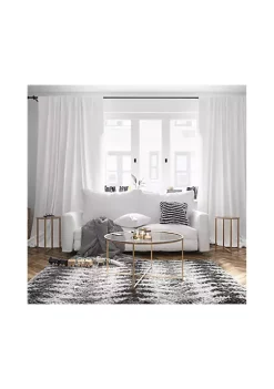 Budget π Greenwich Collection Coffee and End Table Set - Clear Glass Top with Brushed Gold Frame - 3 Piece Occasional Table Set by Belnick π§¨