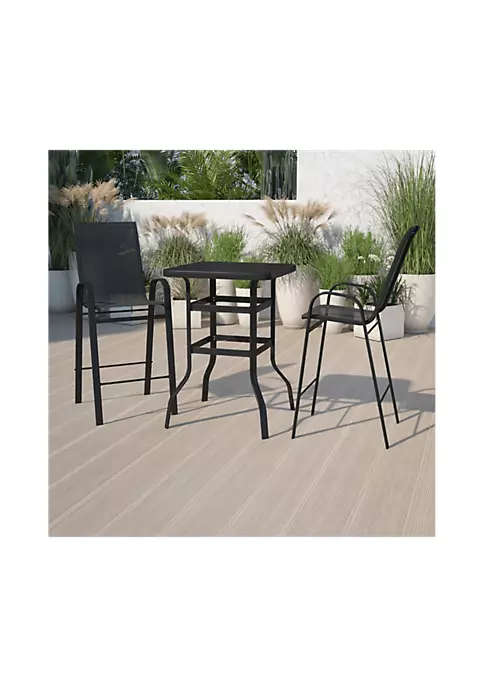 Best reviews of π Outdoor Dining Set 2 Person Bistro Set Outdoor Glass Bar Table with Black All Weather Patio Stools by Belnick β 1 Best reviews of π Outdoor Dining Set 2 Person Bistro Set Outdoor Glass Bar Table with Black All Weather Patio Stools by Belnick β