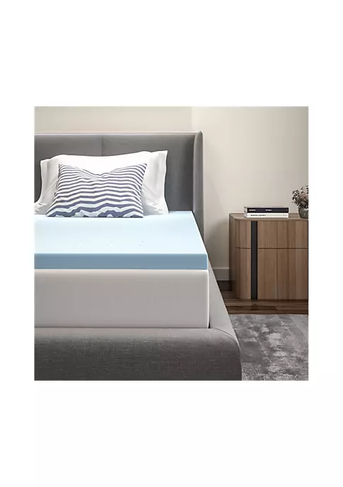New π₯ Capri Comfortable Sleep 2 inch Cool Gel Memory Foam Mattress Topper - Twin by Belnick βοΈ 1 New π₯ Capri Comfortable Sleep 2 inch Cool Gel Memory Foam Mattress Topper - Twin by Belnick βοΈ
