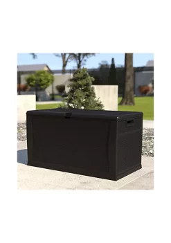 Buy π 120 Gallon Plastic Deck Box - Outdoor Waterproof Storage Box for Patio Cushions, Garden Tools and Pool Toys, Black - QTKTL4023BKGG by Belnick βοΈ