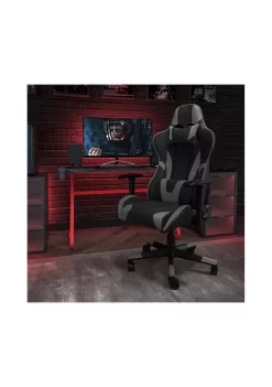 Best Pirce ๐ X20 Gaming Chair Racing Office Ergonomic Computer PC Adjustable Swivel Chair with Reclining Back in Gray LeatherSoft by Belnick โ๏ธ