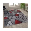 Cheapest 🔔 Jubilee Collection 6' x 9' Red Abstract Area Rug - Olefin Rug with Jute Backing - Living Room, Bedroom, & Family Room by Belnick 😉