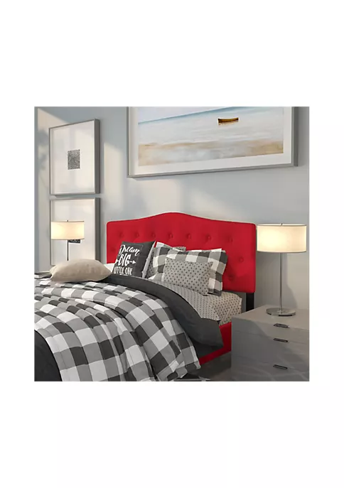 Wholesale π Cambridge Tufted Upholstered Queen Size Headboard in Red Fabric by Belnick π 1 Wholesale π Cambridge Tufted Upholstered Queen Size Headboard in Red Fabric by Belnick π