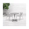 Cheapest 🔥 31.5'' Round Aluminum Indoor Outdoor Table with Base by Belnick 🛒
