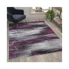 New 🎁 Rylan Collection Scraped Design Area Rug - Olefin Rug with Jute Backing - Living Room, Bedroom, Entryway by Belnick ❤️