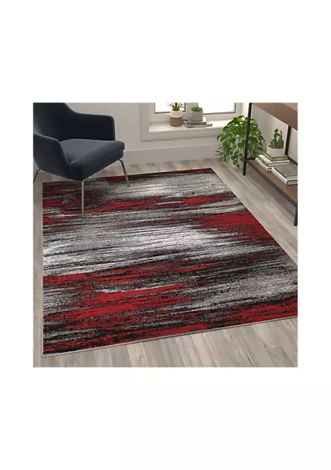 Deals ๐ Rylan Collection Red Scraped Design Area Rug - Olefin Rug with Jute Backing - Living Room, Bedroom, Entryway by Belnick ๐ฅฐ 1 Deals ๐ Rylan Collection Red Scraped Design Area Rug - Olefin Rug with Jute Backing - Living Room, Bedroom, Entryway by Belnick ๐ฅฐ