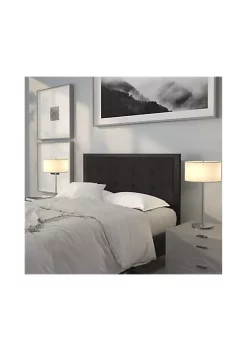 New 🧨 Bristol Metal Tufted Upholstered Full Size Headboard in Black Fabric by Belnick 🥰 -Belnick Sales Shop Belk 1215