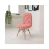 Best reviews of 😉 Shaggy 🦮 Dog Hermosa Pink Accent Chair by Belnick 💯