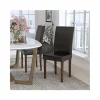 Coupon 🧨 Greenwich Series Black LeatherSoft Parsons Chair by Belnick 🔥