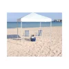 Deals ⭐ 8'x8' White Outdoor Pop Up Event Slanted Leg Canopy Tent with Carry Bag by Belnick ✨