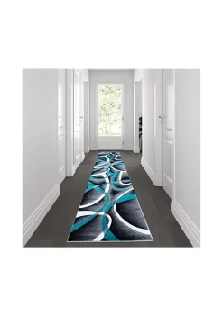 Cheapest 🧨 Atlan Collection Abstract Area Rug - Olefin Rug with Jute Backing - Entryway, Living Room or Bedroom by Belnick ⌛