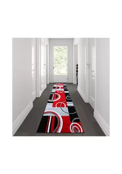Promo 🔥 Audra Collection Abstract Area Rug - Olefin Rug with Jute Backing - Entryway, Living Room, or Bedroom by Belnick 😍