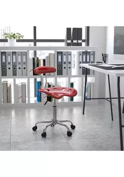 Brand new 👏 Contemporary Chrome Swivel Task Office Chair with Tractor Seat by Belnick 🧨 -Belnick Sales Shop Belk 1282