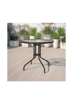 New π₯ 31.5'' Round Tempered Glass Metal Table by Belnick π₯