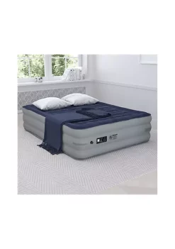 Best Sale 🤩 18 inch Air Mattress with ETL Certified Internal Electric Pump and Carrying Case - Queen by Belnick 🥰