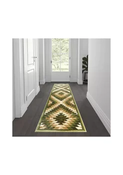Cheapest 𧨠Teagan Collection Southwestern Area Rug - Olefin Rug with Jute Backing - Entryway, Living Room, Bedroom by Belnick π