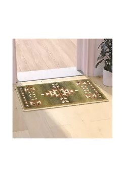 Buy 😍 Lodi Collection Southwestern Area Rug - Olefin Rug with Jute Backing for Hallway, Entryway, Bedroom, Living Room by Belnick 💯