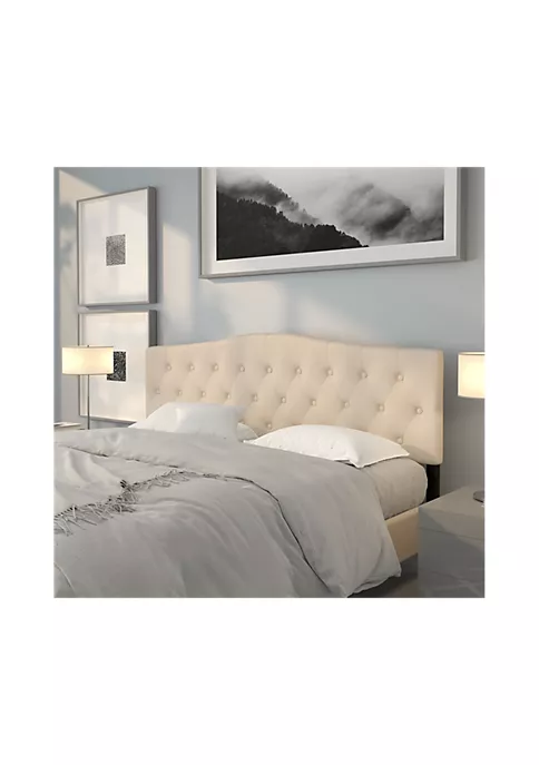 Top 10 β Cambridge Tufted Upholstered King Size Headboard in Beige Fabric by Belnick π€© 2 Top 10 β Cambridge Tufted Upholstered King Size Headboard in Beige Fabric by Belnick π€© - Image 2