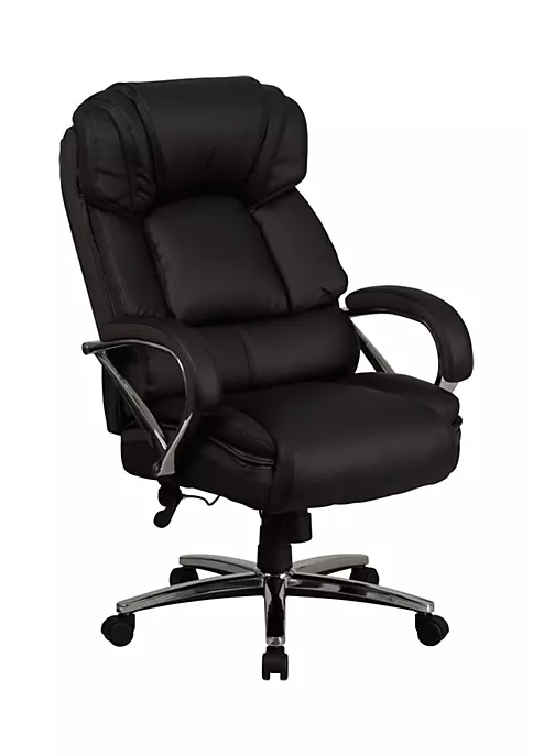 Brand new 🎉 HERCULES Series Big & Tall 500 lb. Rated Black LeatherSoft Executive Swivel Ergonomic Office Chair with Chrome Base and Arms by Belnick 💯 1 Brand new 🎉 HERCULES Series Big & Tall 500 lb. Rated Black LeatherSoft Executive Swivel Ergonomic Office Chair with Chrome Base and Arms by Belnick 💯