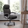 Discount 🧨 HERCULES Series Big & Tall 500 lb. Rated Black Fabric Executive Swivel Ergonomic Office Chair with Arms by Belnick ⌛