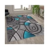 Cheapest ❤️ Jubilee Collection Abstract Area Rug - Olefin Rug with Jute Backing - Living Room, Bedroom, & Family Room by Belnick 🧨