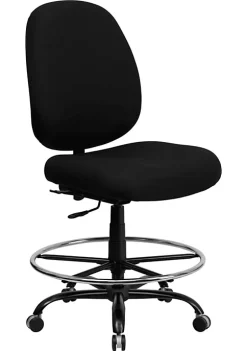 Cheapest β€οΈ HERCULES Series Big & Tall . Rated Fabric Ergonomic Drafting Chair with Adjustable Back Height by Belnick π