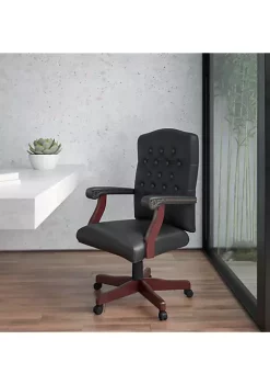 Best Pirce 😍 Martha Washington Executive Swivel Office Chair with Arms by Belnick 🥰 -Belnick Sales Shop Belk 1603