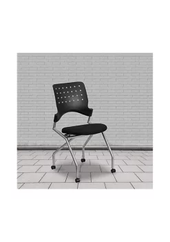 Promo π 2 Pk. Galaxy Mobile Nesting Chair with Black Fabric Seat by Belnick π