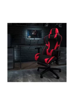Best Pirce 😉 X30 Gaming Chair Racing Office Ergonomic Computer Chair with Fully Reclining Back and Slide-Out Footrest in Red LeatherSoft by Belnick ⭐