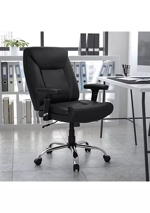 Flash Sale β¨ Big & Tall 400 lb. Rated Deep Tufted Ergonomic Task Office Chair with Adjustable Arms by Belnick π 2 Flash Sale β¨ Big & Tall 400 lb. Rated Deep Tufted Ergonomic Task Office Chair with Adjustable Arms by Belnick π - Image 2