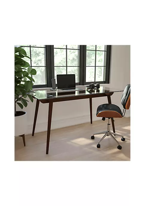 Cheap β€οΈ Meriden Rectangular Solid Walnut Wood Table with Clear Glass Top by Belnick π 1 Cheap β€οΈ Meriden Rectangular Solid Walnut Wood Table with Clear Glass Top by Belnick π