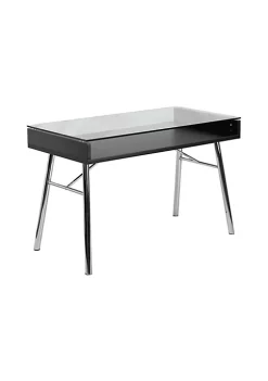 Best reviews of 🎁 Brettford Desk with Tempered Glass Top by Belnick 🎉