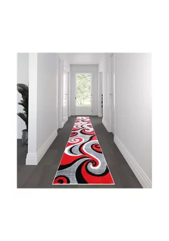Wholesale ๐ Athos Collection Abstract Area Rug - Olefin Rug with Jute Backing - Hallway, Entryway, or Bedroom by Belnick ๐