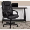 Promo 🛒 High Back Black LeatherSoft Executive Swivel Office Chair with Arms by Belnick ❤️