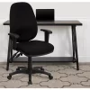 Best reviews of 👍 High Back Black Fabric Executive Swivel Ergonomic Office Chair with Adjustable Arms by Belnick ⌛