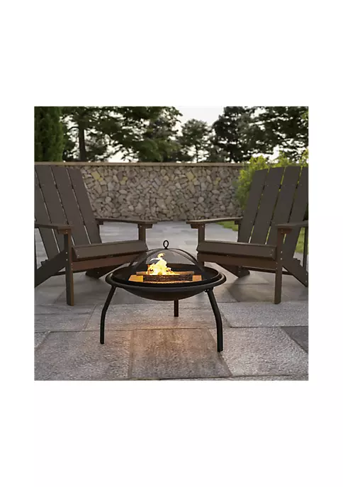 Brand new β€οΈ 22.5" Foldable Wood Burning Firepit with Mesh Spark Screen and Poker by Belnick π 1 Brand new β€οΈ 22.5" Foldable Wood Burning Firepit with Mesh Spark Screen and Poker by Belnick π