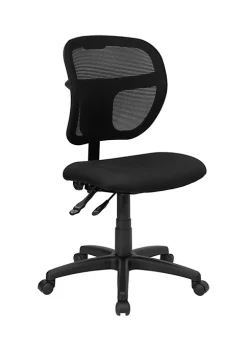 Discount 🧨 Mid-Back Black Mesh Swivel Task Office Chair with Back Height Adjustment by Belnick 😍 -Belnick Sales Shop Belk 1964