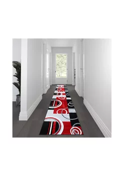 Cheapest π Audra Collection Abstract Area Rug - Olefin Rug with Jute Backing - Entryway, Living Room, or Bedroom by Belnick π