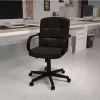 Best reviews of ❤️ Mid-Back Black LeatherSoft Swivel Task Office Chair with Arms by Belnick 🎁