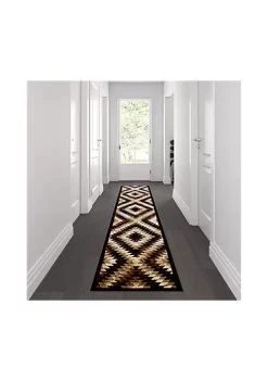 New 😍 Teagan Collection Southwestern Area Rug - Olefin Rug with Jute Backing - Entryway, Living Room, Bedroom by Belnick 🎉