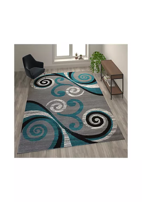 Outlet ๐ฏ Valli Collection Abstract Area Rug - Olefin Rug with Jute Backing - Hallway, Entryway, Bedroom, Living Room by Belnick โค๏ธ 2 Outlet ๐ฏ Valli Collection Abstract Area Rug - Olefin Rug with Jute Backing - Hallway, Entryway, Bedroom, Living Room by Belnick โค๏ธ - Image 2
