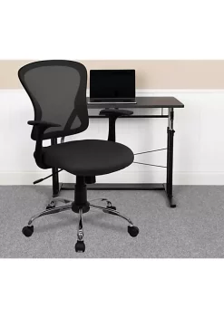 Brand new โค๏ธ Mesh Swivel Task Office Chair with Chrome Base and Arms by Belnick ๐
