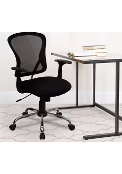 Brand new ❤️ Mesh Swivel Task Office Chair with Chrome Base and Arms by Belnick 🔔 -Belnick Sales Shop Belk 2180