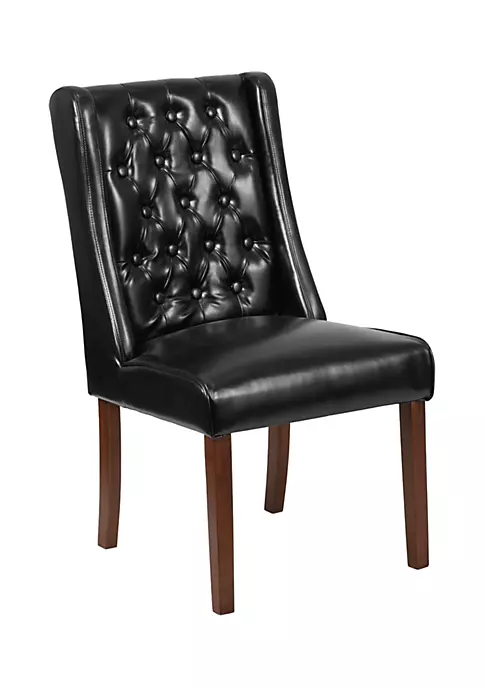 Best Pirce π HERCULES Preston Series Black LeatherSoft Tufted Parsons Chair by Belnick π₯° 1 Best Pirce π HERCULES Preston Series Black LeatherSoft Tufted Parsons Chair by Belnick π₯°