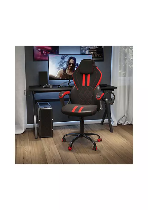 Outlet π Ergonomic Office Computer Chair - Adjustable Black and Red Designer Gaming Chair - 360ΓΒ° Swivel - Red Dual Wheel Casters by Belnick π 2 Outlet π Ergonomic Office Computer Chair - Adjustable Black and Red Designer Gaming Chair - 360ΓΒ° Swivel - Red Dual Wheel Casters by Belnick π - Image 2