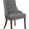 Brand new ⌛ HERCULES Paddington Series Gray Fabric Tufted Chair by Belnick 🎁