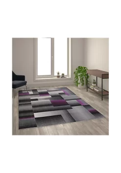 Best Sale ✨ Elio Collection Blocked Area Rug - Olefin Rug with Jute Backing - Entryway, Living Room, or Bedroom by Belnick 🎉